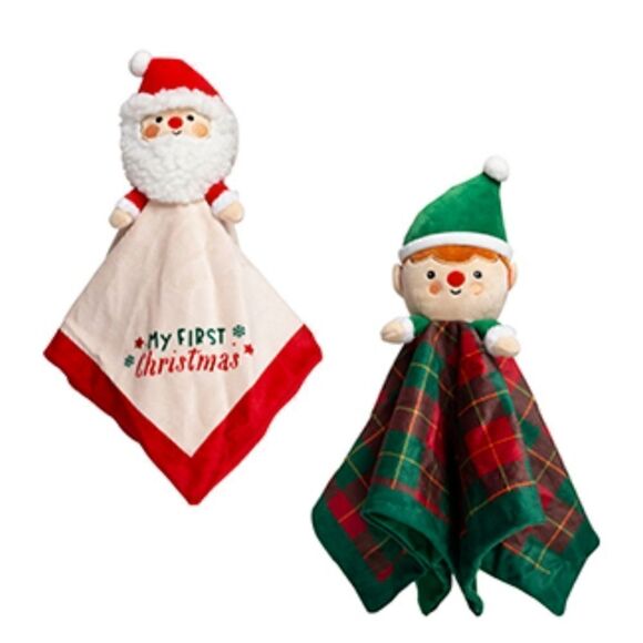 Pearhead Christmas Elf Snuggle Blanket, Christmas Gift for Newborn - Picture 4 of 8